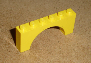 Lego 421855 (3307) mostový oblouk 1x6x2 1 ks POUŽITÉ