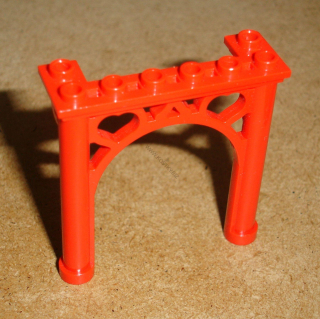 Lego 422520 (2145) mostový oblouk 2x6x5 brána 1 ks POUŽITÉ