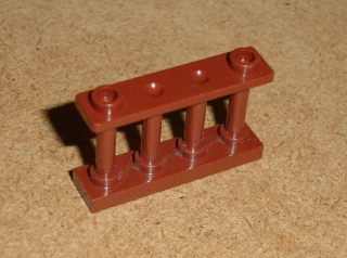 Lego 425325 (30055) plot, zábradlí 1x4x2 1 ks POUŽITÉ