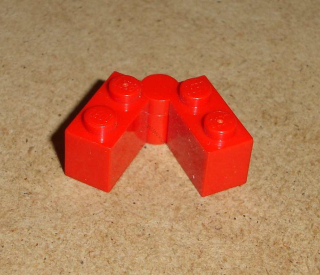 Lego 660150 (3830c01, 3830, 3831) panty kostka 1x4 (dvě části) 1 ks POUŽITÉ