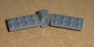 Lego 660480 (3639, 3640) panty destička 2x4 komplet 1+1 ks POUŽITÉ