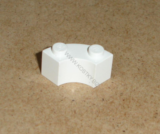 Lego 700235 (3063) kulatá kostka 2x2 čtvrtkruh 1 ks POUŽITÉ