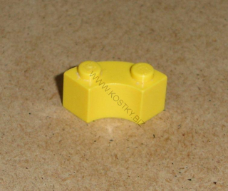 Lego 700236 (3063) kulatá kostka 2x2 čtvrtkruh 1 ks POUŽITÉ