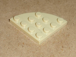 Lego 700526 (30565) kulatá destička 4x4 čtvrtkruh 1 ks POUŽITÉ