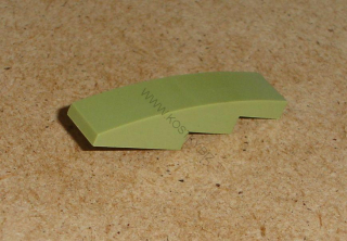 Lego 701253 (61678) šikmá, zakulacená 4x1 1 ks POUŽITÉ