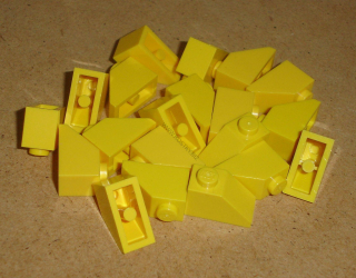 Lego 302330-X (3040) šikmá, střecha 45 2x1 20 ks POUŽITÉ