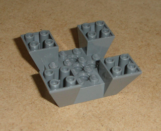 Lego 311740 (30373) šikmá, inverted 65 6x6x2 1 ks POUŽITÉ