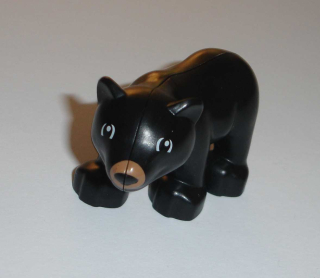 Lego Duplo D00085 (bearcubc01pb02) medvěd malý černý POUŽITÉ