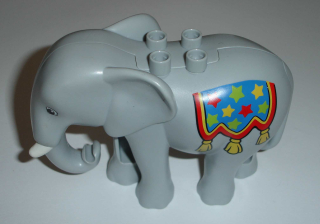 Lego Duplo D00410 (89874c01pb02) slon z cirkusu (set 10504) POUŽITÉ