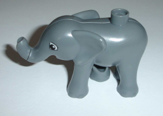 Lego Duplo D00455 (eleph5c01pb01) slon, slůně malé POUŽITÉ