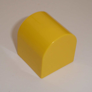 Lego Duplo D10164 (3664) kostka 2x2x2 zakulacená žlutá 1 ks POUŽITÉ