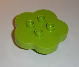 Lego Duplo D10431 (15515) kostka 4x4 rostlina lime POUŽITÉ